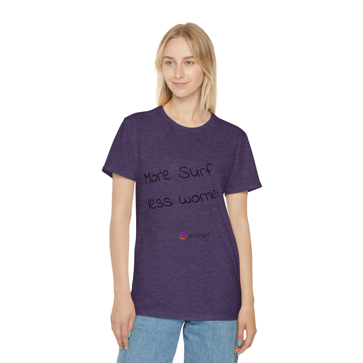 ArtetSurf Unisex T-Shirt - 'More Surf Less Worries'
